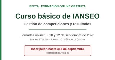 Curso básico de IANSEO — Gestión de competiciones y resultados